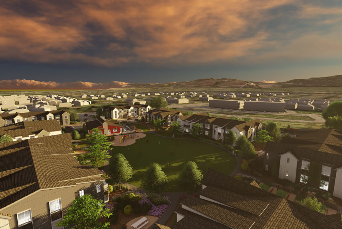 Birdseye view of the Village on Horstooth Fort Collins, CO