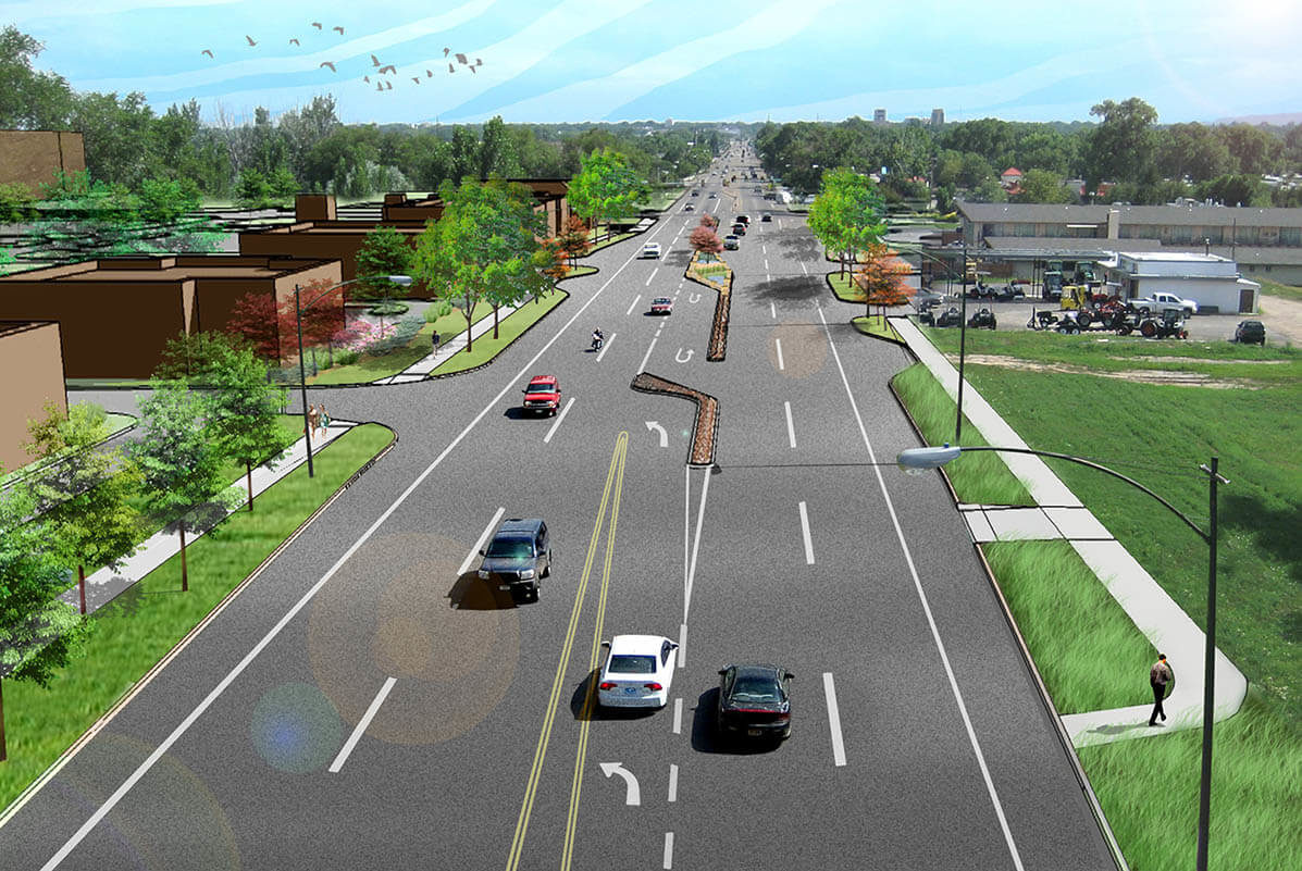 College and Willox corridor _ Design by Ripley Design Inc