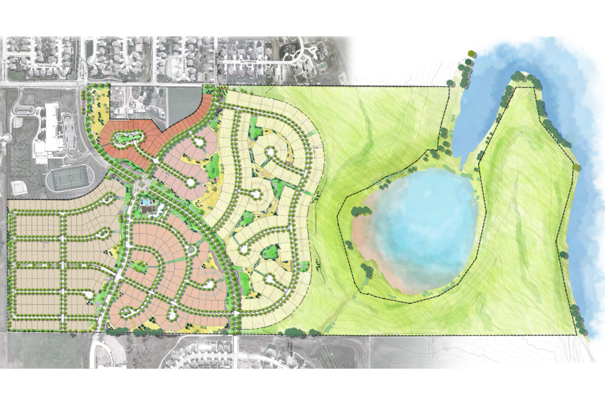 Plan Rendering for Kechter Farm Subdivision
