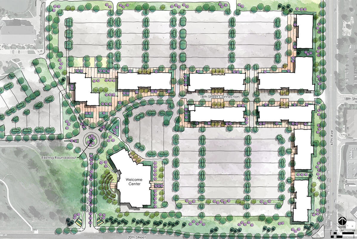 Aims Welcome Center renderings from Ripley Design – Fort Collins, CO