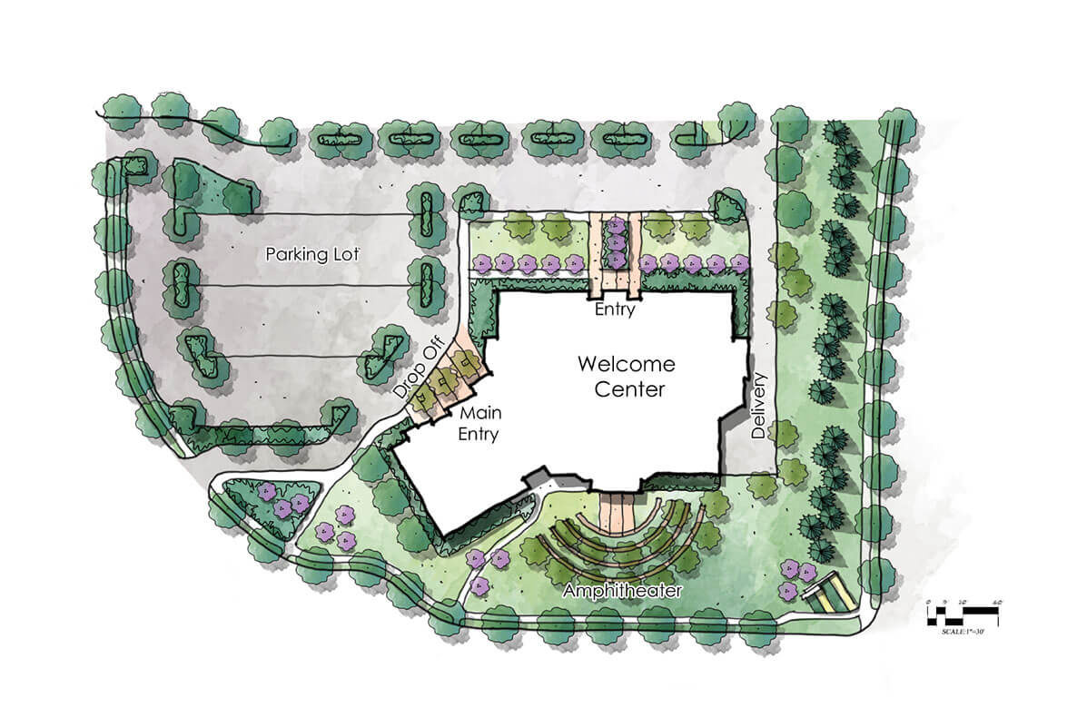 Rendering Aims Community College Welcome Center Greeley, CO