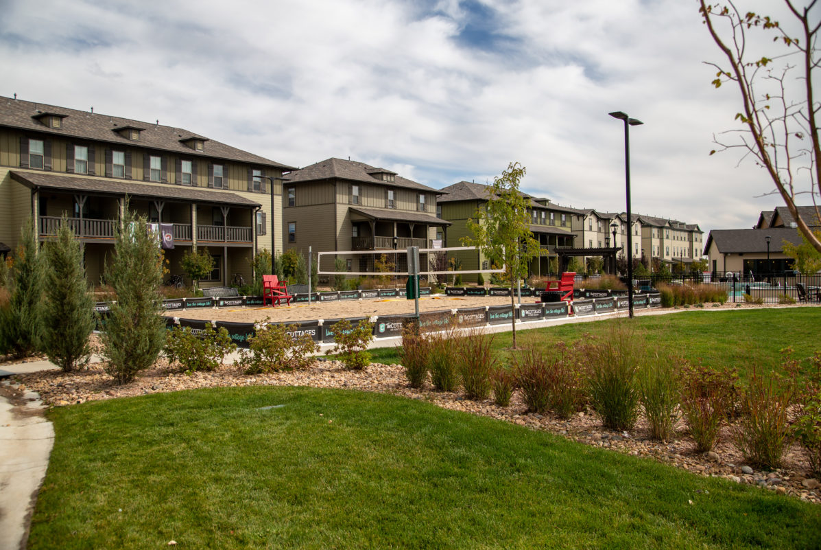 Amenity space at Capstone Cottages